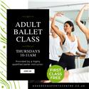 Adult Ballet - Thursdays 10-11am