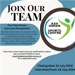 Part-Time Fitness Instructor/Receptionist